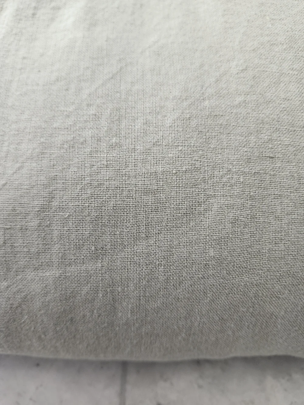 Quince European Linen Duvet Cover King/Cal King – Soft Sage / Light Olive